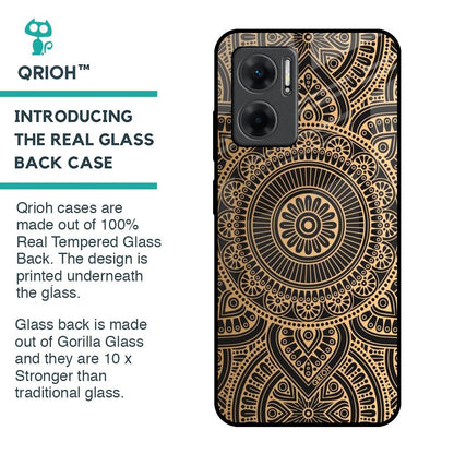 Luxury Mandala Glass Case for Redmi 11 Prime 5G