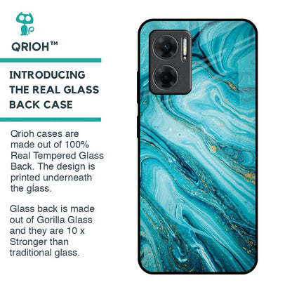 Ocean Marble Glass Case for Redmi 11 Prime 5G