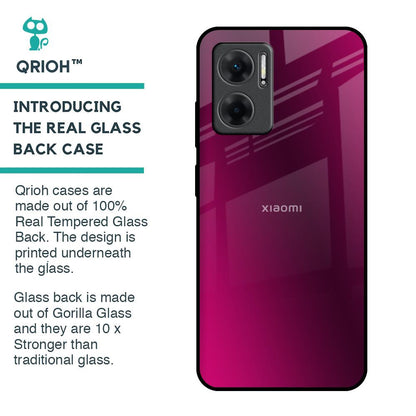 Pink Burst Glass Case for Redmi 11 Prime 5G