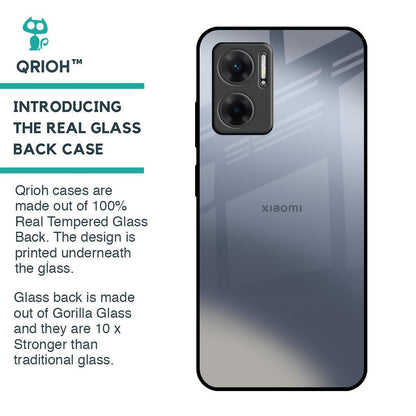 Space Grey Gradient Glass Case for Redmi 11 Prime 5G