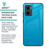 Blue Aqua Glass Case for Redmi 11 Prime 5G