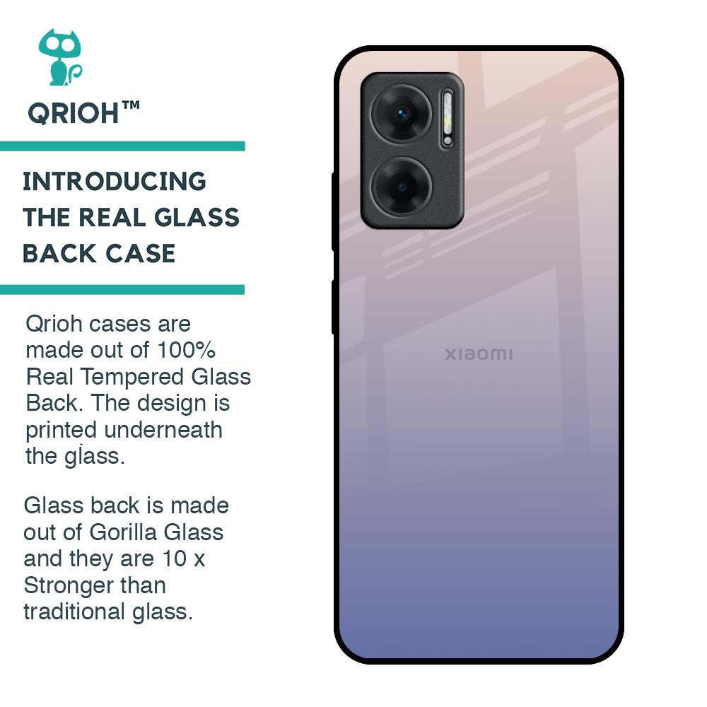 Rose Hue Glass Case for Redmi 11 Prime 5G