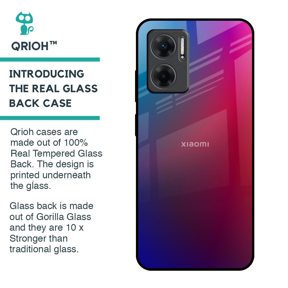 Magical Color Shade Glass Case for Redmi 11 Prime 5G