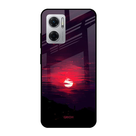 Morning Red Sky Redmi 11 Prime 5G Glass Cases & Covers Online