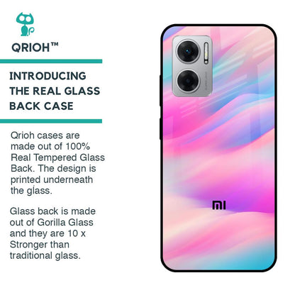 Colorful Waves Glass case for Redmi 11 Prime 5G