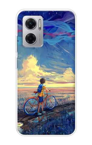 Riding Bicycle to Dreamland Redmi 11 Prime 5G Back Cover