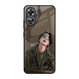 Blind Fold OPPO A17 Glass Back Cover Online