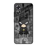 Cartoon Art OPPO A17 Glass Back Cover Online