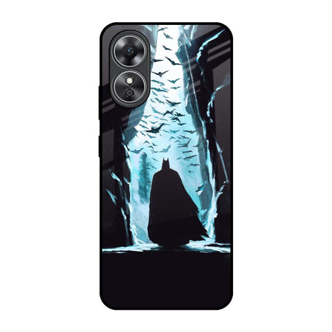 Dark Man In Cave OPPO A17 Glass Back Cover Online
