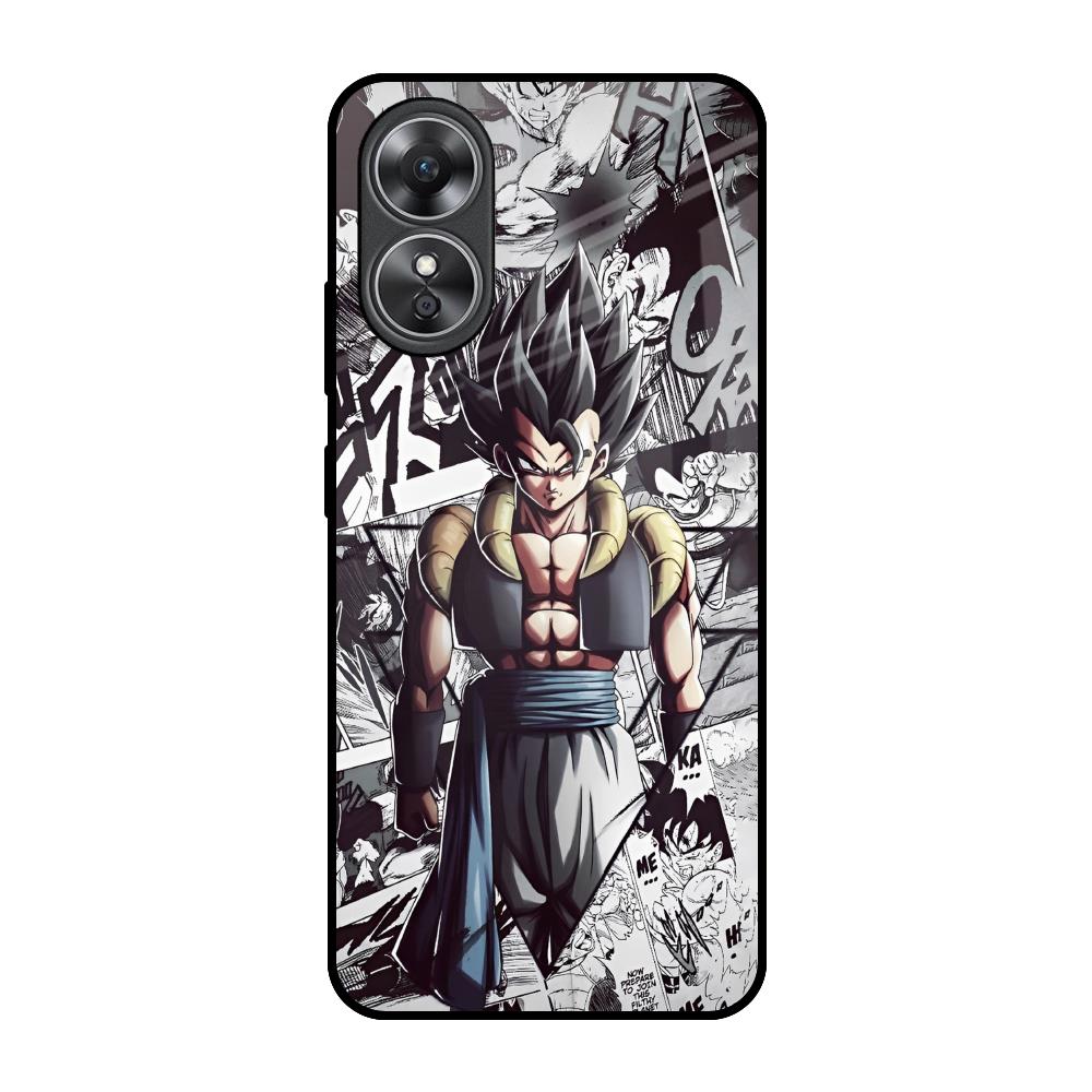 Dragon Anime Art OPPO A17 Glass Back Cover Online