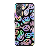 Acid Smile OPPO A17 Glass Back Cover Online
