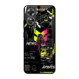 Astro Glitch OPPO A17 Glass Back Cover Online