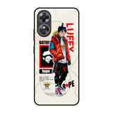Bape Luffy OPPO A17 Glass Back Cover Online