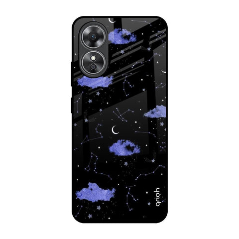 Constellations OPPO A17 Glass Back Cover Online