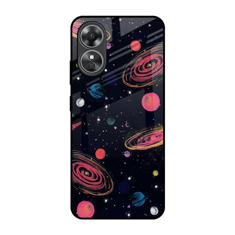 Galaxy In Dream OPPO A17 Glass Back Cover Online