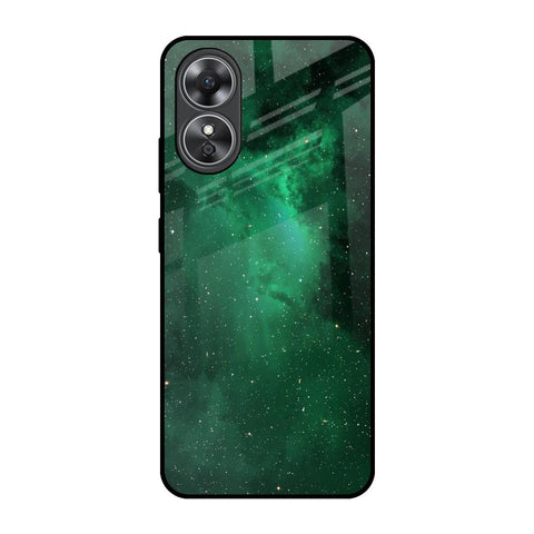 Emerald Firefly OPPO A17 Glass Back Cover Online