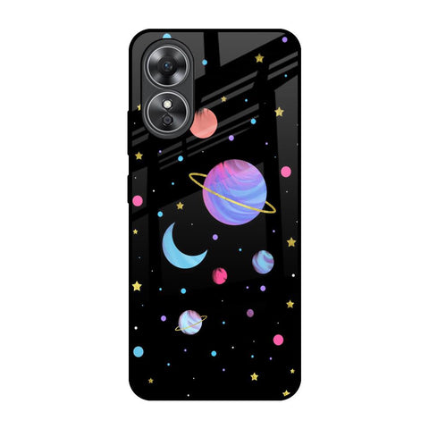 Planet Play OPPO A17 Glass Back Cover Online