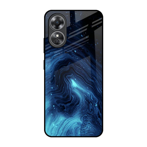Dazzling Ocean Gradient OPPO A17 Glass Back Cover Online