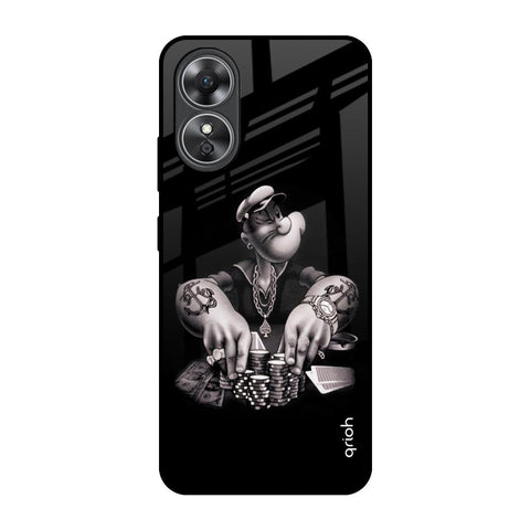 Gambling Problem OPPO A17 Glass Back Cover Online