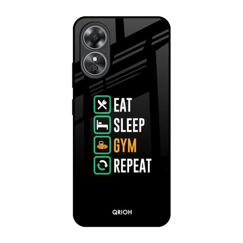 Daily Routine OPPO A17 Glass Back Cover Online