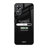 Error OPPO A17 Glass Back Cover Online