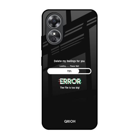 Error OPPO A17 Glass Back Cover Online