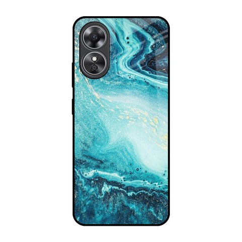 Sea Water OPPO A17 Glass Back Cover Online
