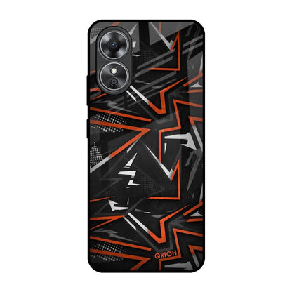 Vector Art OPPO A17 Glass Back Cover Online