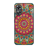 Elegant Mandala OPPO A17 Glass Back Cover Online