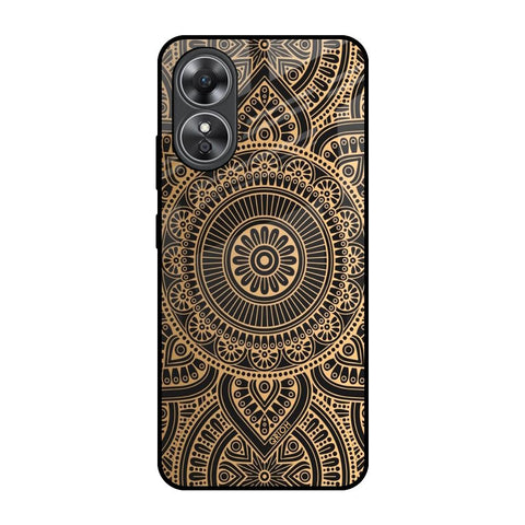 Luxury Mandala OPPO A17 Glass Back Cover Online