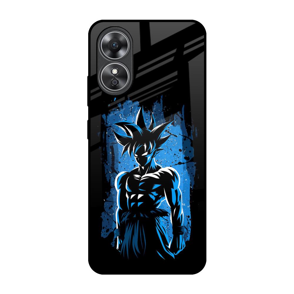 Splatter Instinct OPPO A17 Glass Back Cover Online