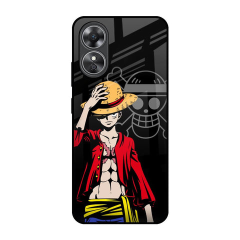 Hat Crew OPPO A17 Glass Back Cover Online