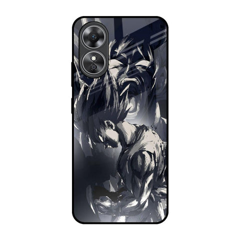 Sketch Art DB OPPO A17 Glass Back Cover Online