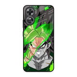 Anime Green Splash OPPO A17 Glass Back Cover Online