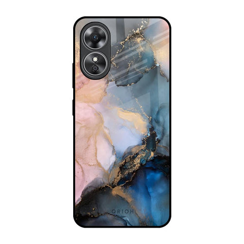 Marble Ink Abstract OPPO A17 Glass Back Cover Online