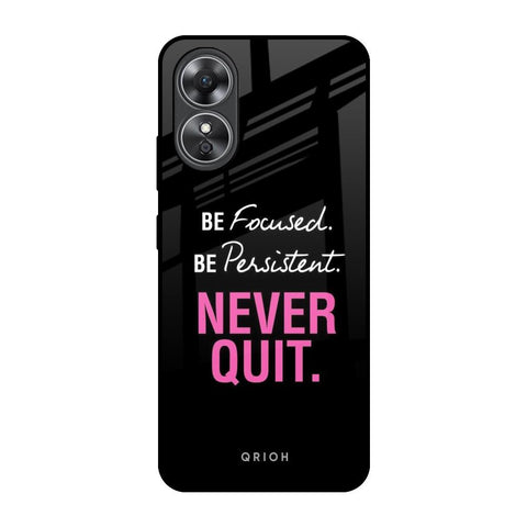 Be Focused OPPO A17 Glass Back Cover Online