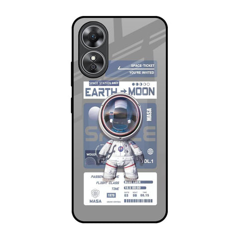 Space Flight Pass OPPO A17 Glass Back Cover Online