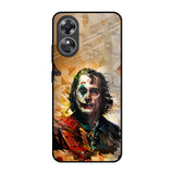 Psycho Villain OPPO A17 Glass Back Cover Online