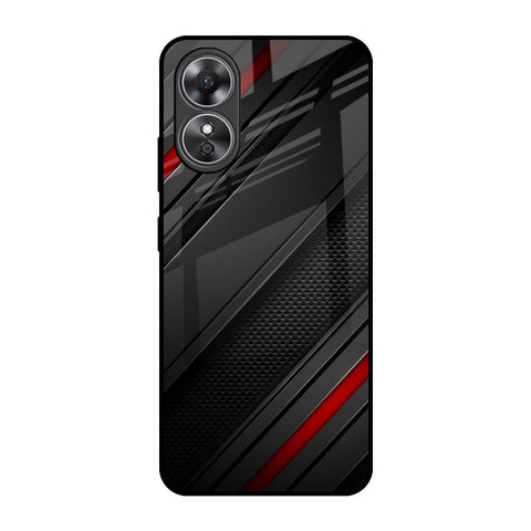Modern Abstract OPPO A17 Glass Back Cover Online