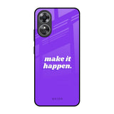 Make it Happen OPPO A17 Glass Back Cover Online