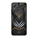 Black Warrior OPPO A17 Glass Back Cover Online