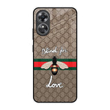 Blind For Love OPPO A17 Glass Back Cover Online