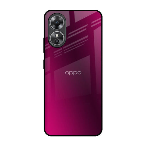 Pink Burst OPPO A17 Glass Back Cover Online