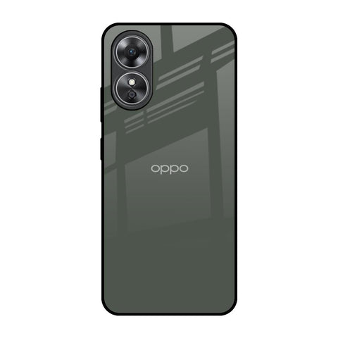 Charcoal OPPO A17 Glass Back Cover Online