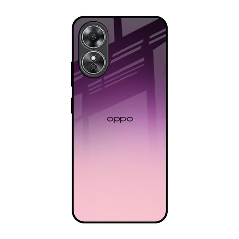 Purple Gradient OPPO A17 Glass Back Cover Online