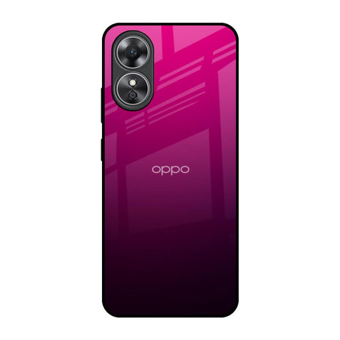 Purple Ombre Pattern OPPO A17 Glass Back Cover Online