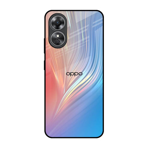 Mystic Aurora OPPO A17 Glass Back Cover Online