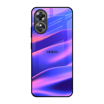 Colorful Dunes OPPO A17 Glass Back Cover Online