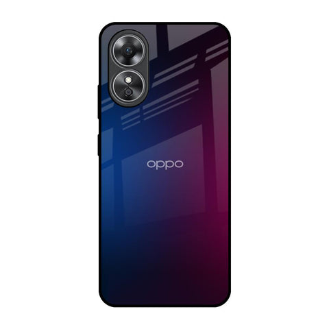 Mix Gradient Shade OPPO A17 Glass Back Cover Online