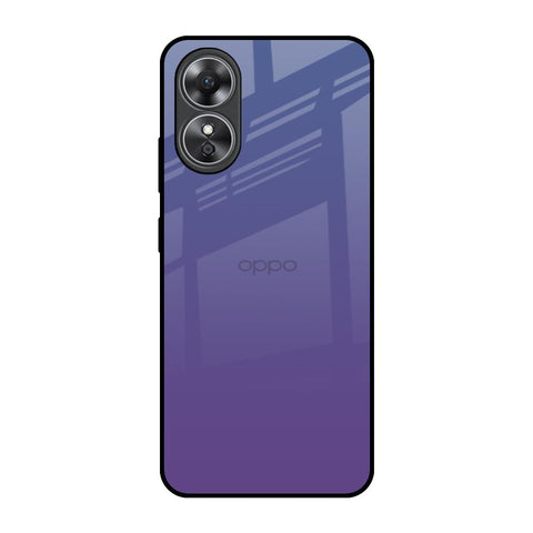Indigo Pastel OPPO A17 Glass Back Cover Online